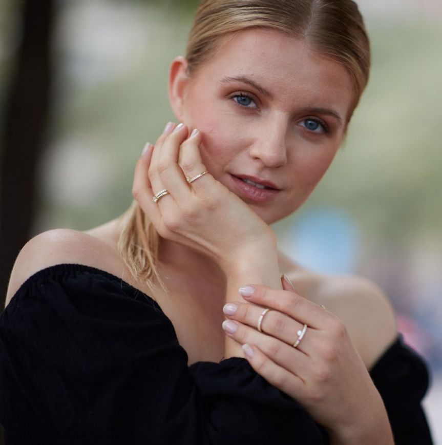 SOFIA戒指（白）