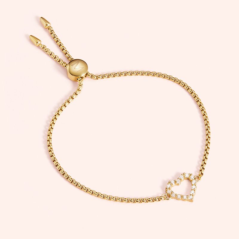 闪耀心形手链