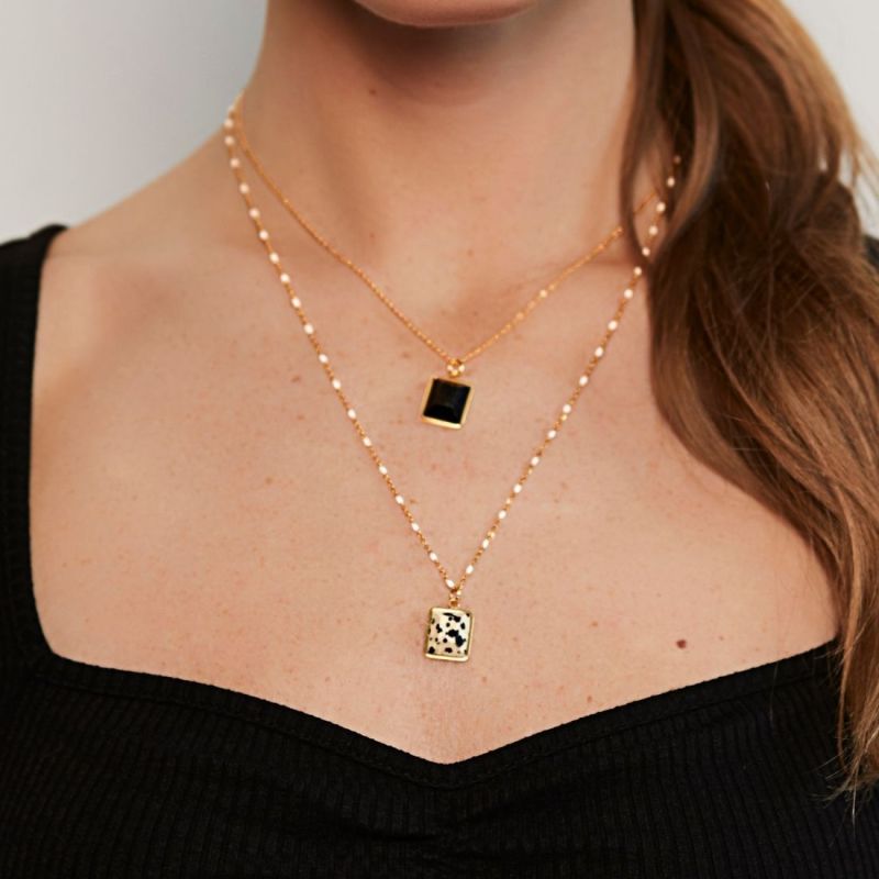 达尔马提亚碧玉吊坠